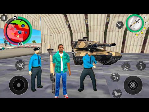 Military Tank and Helicopter in Open World - Vegas Crime Simulator 2 by Naxeex #5 - Android Gameplay