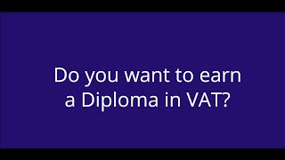 Certified Diploma in VAT (Middle East)