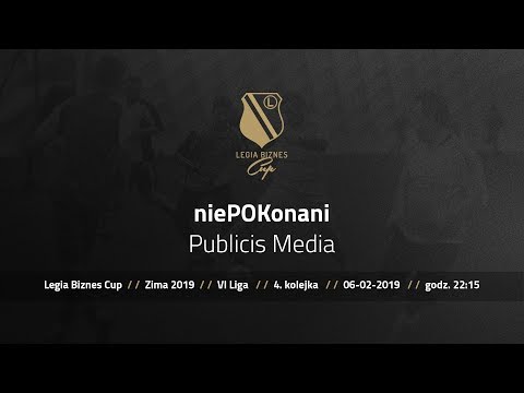 Skrót spotkania niePOKonani - Publicis Media ( Legia Biznes Cup Zima 2019 )