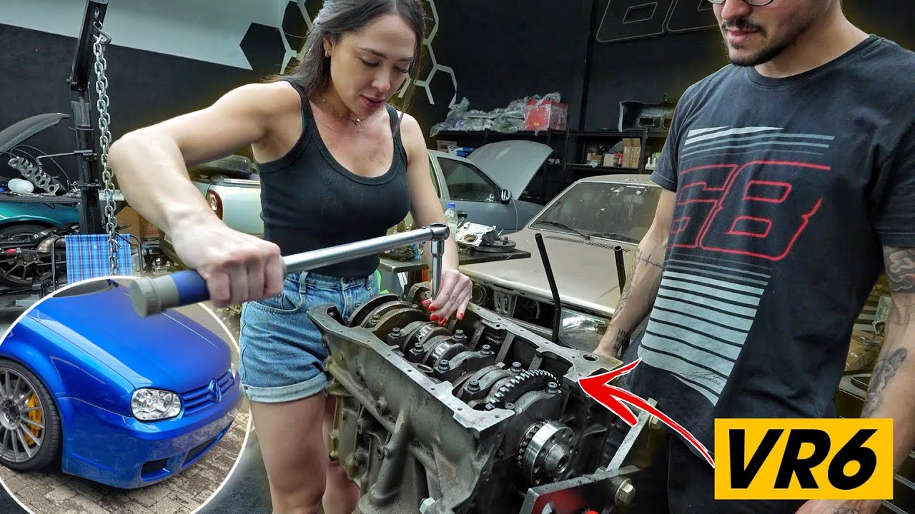VR6 DO GOLF R28 PRONTO COM AJUDA DA MORENA 🔥