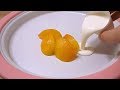 자두 철판아이스크림 만들기 Plum ICE CREAM ROLLS ASMR