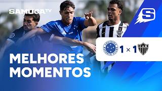 CRUZEIRO 1x1 ATLÉTICO-MG: GOLS E MELHORES MOMENTOS | FINAL DO CAMPEONATO MINEIRO SUB-20 (VOLTA)