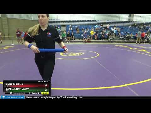 105 Lbs Round 1 - Anna Buurma, MI Vs Camilla Hathaway, PA Bf56
