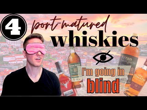 A blind tasting of 4 affordable Port-matured whiskies
