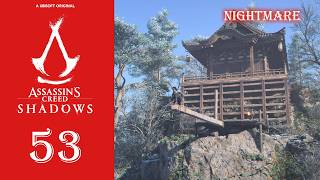 [アサシンクリードシャドウズ] 53. 安土瓢箪山古墳の攻略！伊崎寺で１０００年行われている伝統行事、棹飛びを体験？！（ナイトメア）