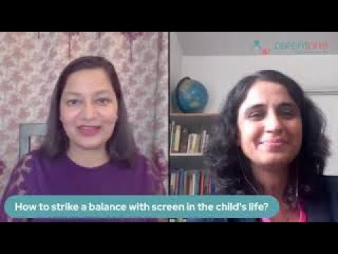 video link, Image of presenter and child psychologit