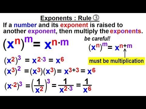 Algebra Ch 4 Exponents Scientific Notation 1 of 35 What is an Exponent