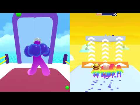 Jelly Runner 3D vs Join Blob Clash 3D Game – Fun Gameplay Comparison