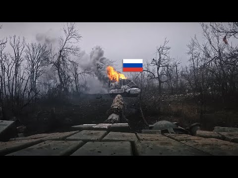 Ukrainischer Panzer durchbricht die Donbass-Front – Echte Aufnahmen vom Gefecht! 