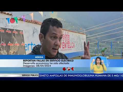 Alcalde en Mérida denuncia falla de servicio eléctrico –El Noticiero emisión meridiana 09/04/24