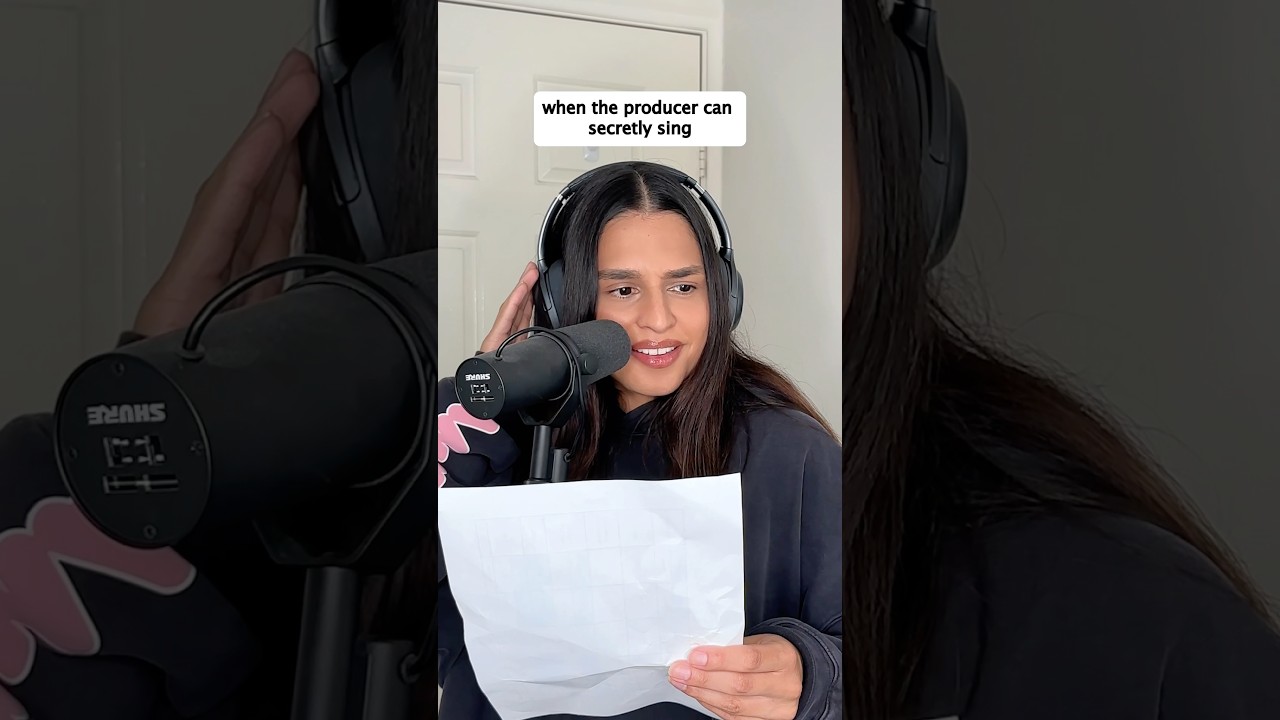 when the producer can secretly sing 🎵 👀 (cred: @connorprice) #newmusic