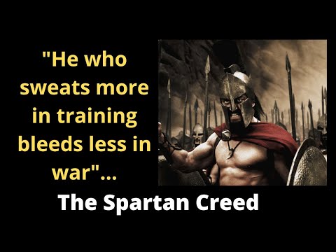 Spartan Quotes and Saying Strong codes of life for the brave 300