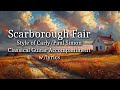Scarborough Fair, Carly Simon/Paul Simon Lyrics (Guitar Accompaniment, Karaoke)