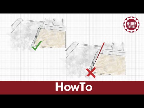 Freischnitt am Formatschiebetisch | Felder Group HowTo
