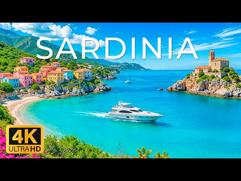 Sardinia, Italy 4K UHD • Turquoise Waters, Mediterranean Coast & Relaxing Piano