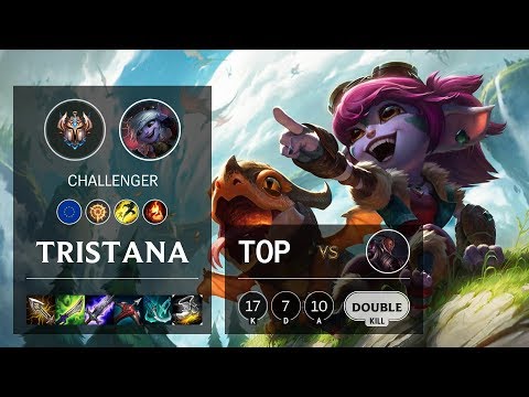 Tristana Top vs Lucian - EUW Challenger Patch 10.3