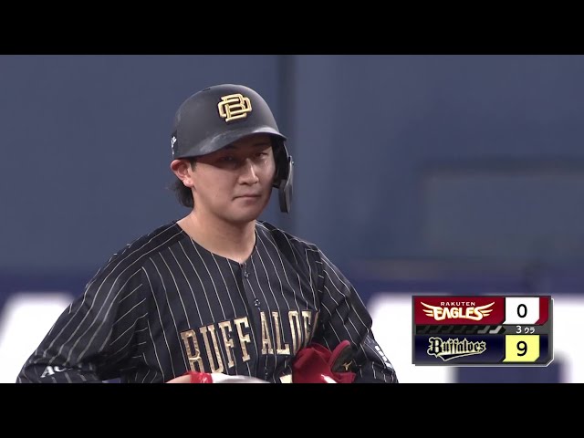 【3回裏】直球を弾き返す!! バファローズ・紅林弘太郎 右中間を破る走者一掃のタイムリー2ベース!! 2025年9月28日 オリックス・バファローズ 対 東北楽天ゴールデンイーグルス