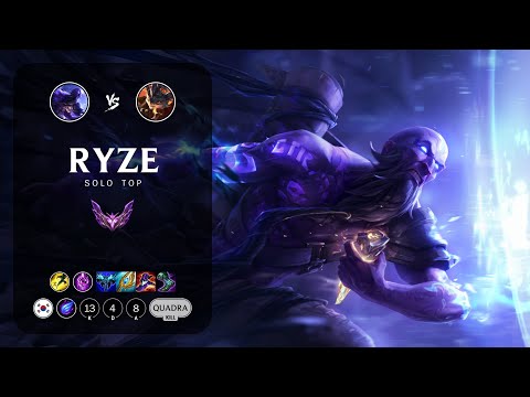 Ryze Top vs Rumble - KR Master Patch 13.16