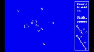 Cosmic Asteroids for the BBC Micro