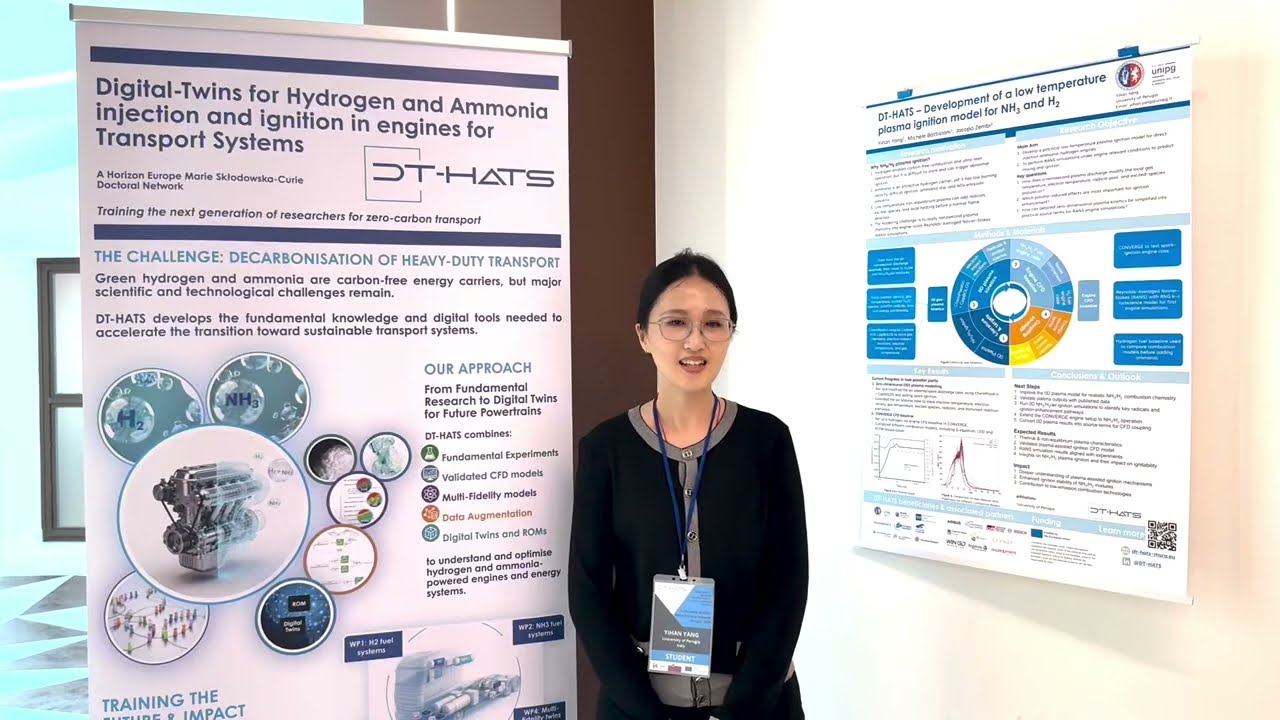 DT-HATS: Meet DC10 Yihan Yang | Developing Plasma Ignition Models for Hydrogen and Ammonia