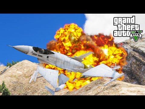 GTA 5 EPIC PLANE EXPLOSION CRASHES EP. 2 - IMPACT COMPILATION - DESTRUCTION