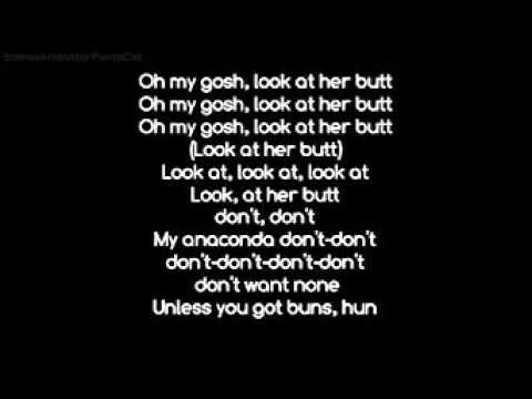 Anaconda lyrics
