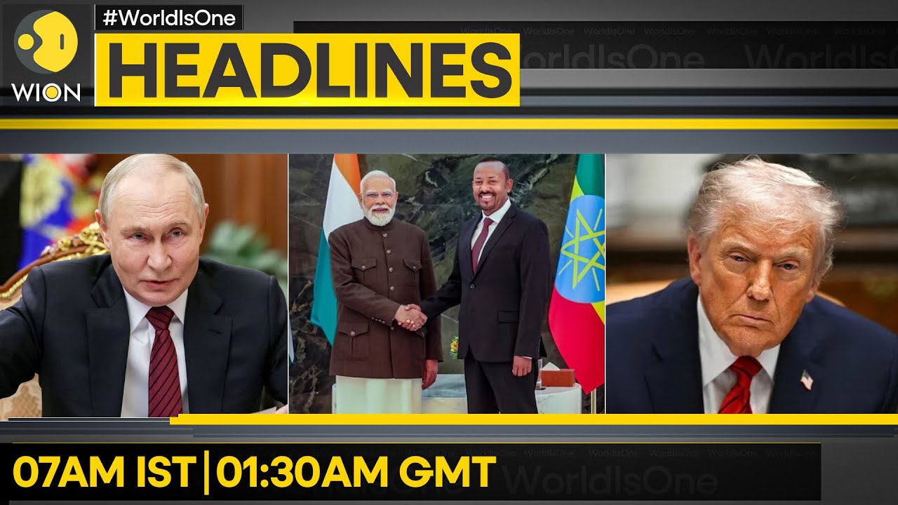 PM Modi Receives Ethiopia's Highest Honour | US Expands Travel Ban to 7 More Nations | HEADLINES