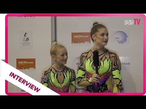 Interview with Hipkiss, McClurg - Great Britain - Women´s pair - Junior - European Championship 2015