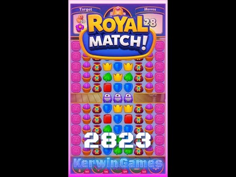 Royal Match Level 2823 - No Boosters Gameplay