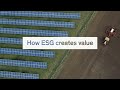 How ESG creates value