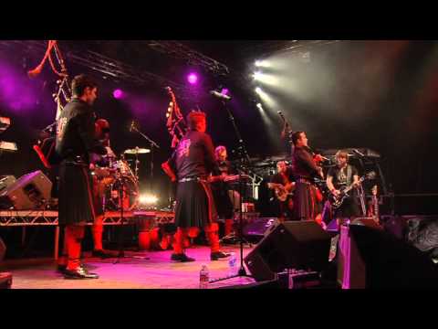 Hellbound Train by The Red Hot Chilli Pipers at Inverness Hogmanay 2010
