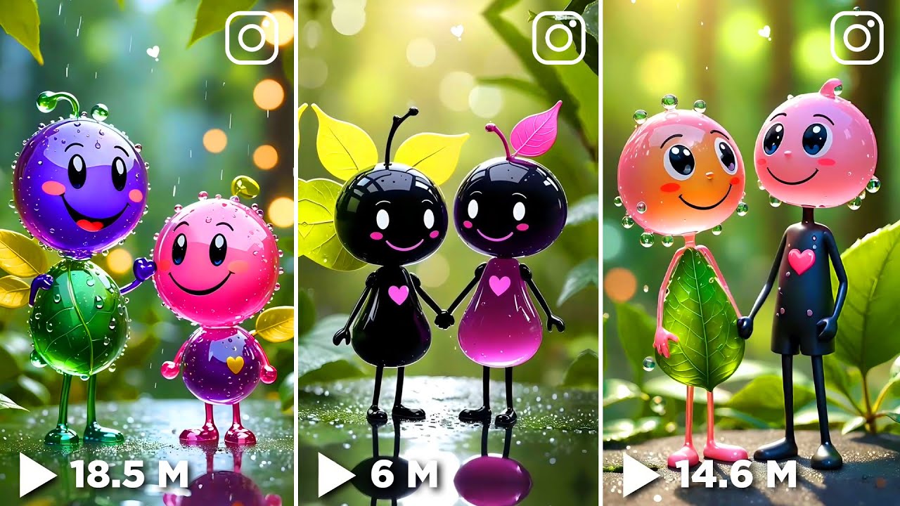 Instagram Viral AI Reels Editing : Leonardo AI Tutorial & Faceless Emoji Reels | Happy emoji Status