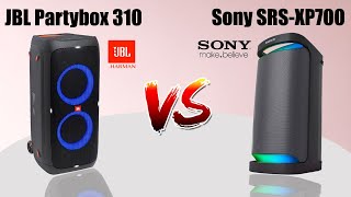 Video thumbnail for JBL Partybox 310 Vs Sony SRS-XP700 Party Speaker Comparison | Which is the best? by Techlink Zone