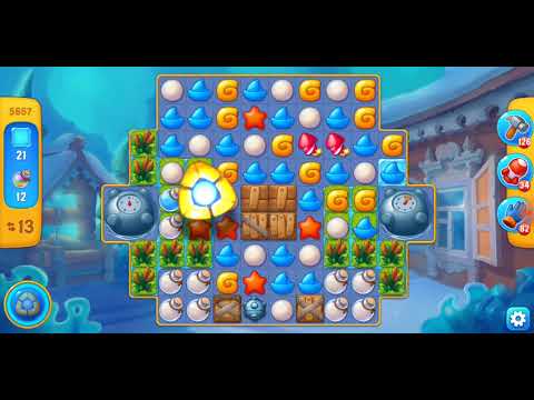 Fishdom. 5657 level no boosters and diamonds