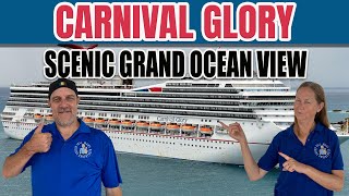 Carnival Glory Scenic Grand Ocean View Cabin 9200 | Tall Man's Cruise Adventures