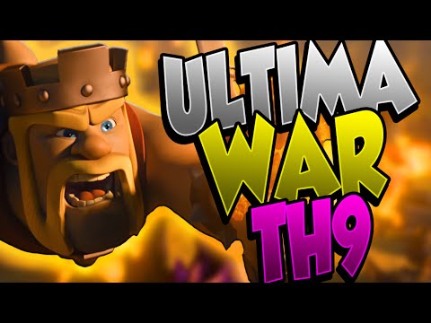 LA MIA ULTIMA WAR DA TH9 | 3 STELLE LIVE | Clash of clans ITA