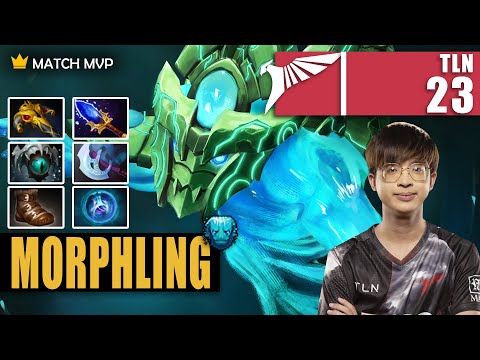 Morphling Safelane | TLN.23 | 13K MMR PERFECT MORPHLING CARRY BUILD 😯 | 7.32d Gameplay Highlights