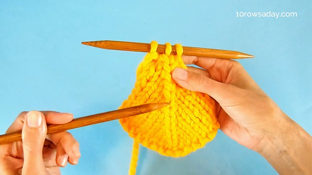 Eastern  Knitting - Centred Double Decrease