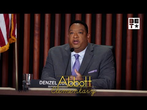 A school presentation, played for laughs, by Abbott Elementary, posted by BET International