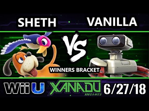 S@X 256 Smash 4 - SHETH (Duck Hunt) Vs. Vanilla (Rob) - Wii U Winners Bracket