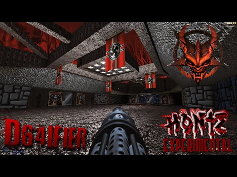 The D64ifier (New version + Upscale) - HontE Remastered Experimental | MAP31: Wolfenstein | 4K/60