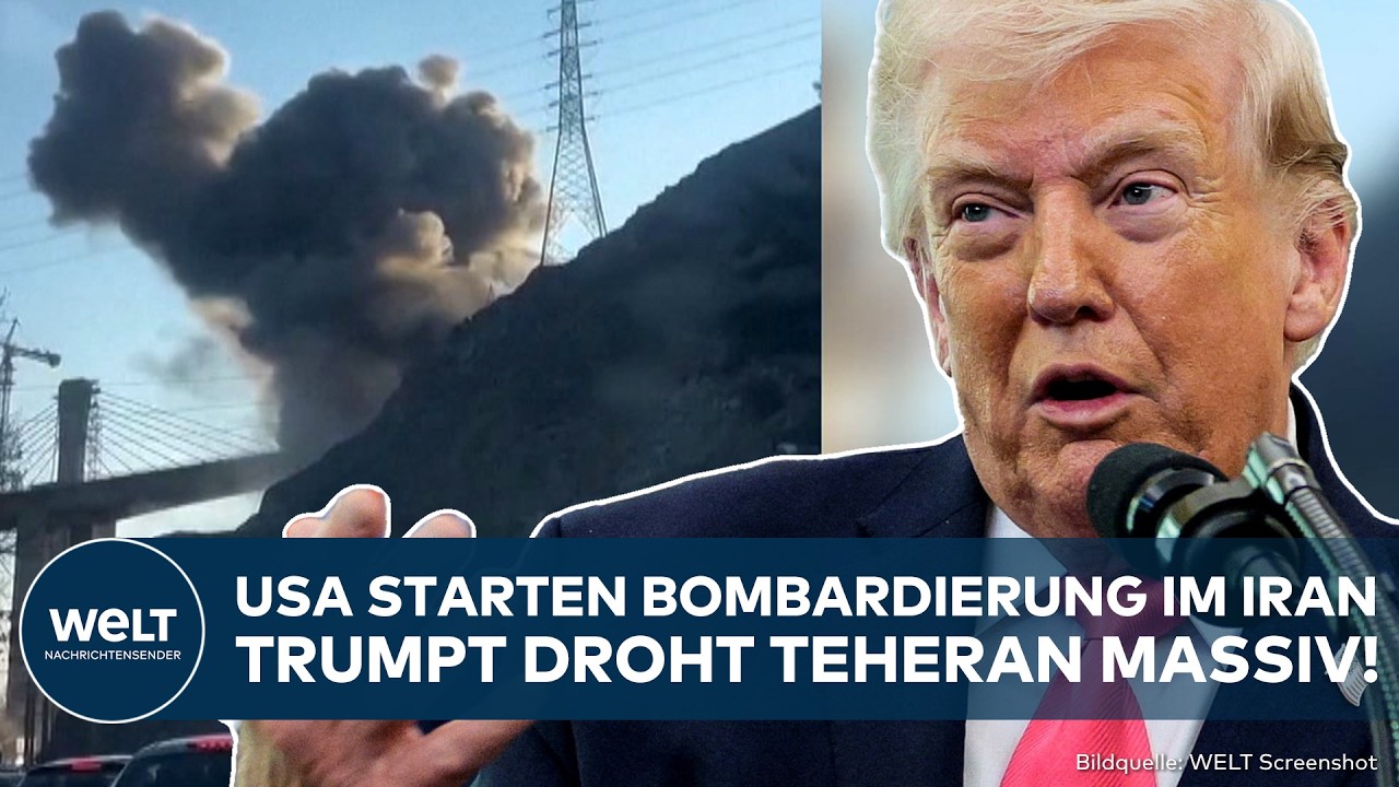 IRAN: USA starten Bombardierung! Brisanter Treffer! Trump droht Mullahs mit weiteren Angriffen