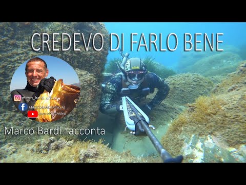Pesca sub credevo di farlo bene 