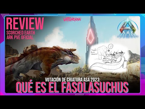 QUÉ ES EL FASOLASUCHUS | Habilidades, Características, Domesticación | ARK PVE Oficial | #Vattghornn