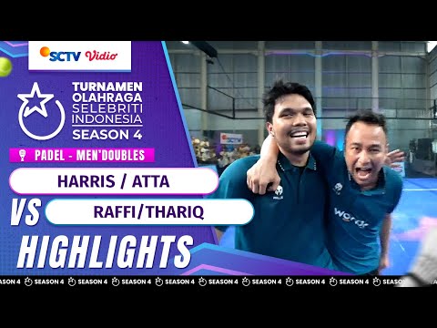 Raffi Ahmad/Thariq Halilintar VS Atta Halilintar/Harris Vriza - Highlights Padel | TOSI Season 4
