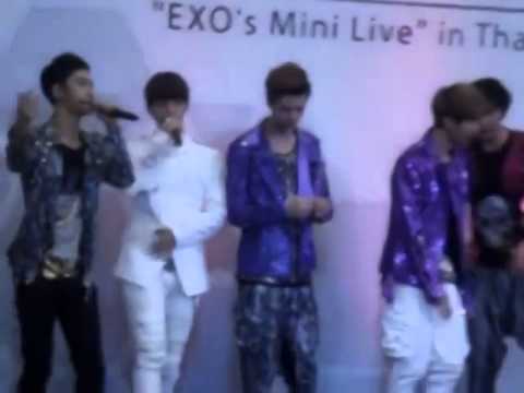 Fancam 120728 EXO   Two Moons @ Mini Live in Thailand