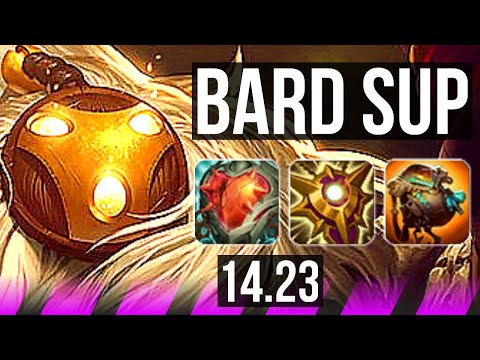 BARD & Aphelios vs XERATH & Jhin (SUP) | KR Diamond | 14.23