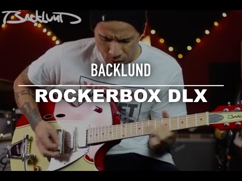 Backlund Rockerbox DLX with Bigsby, Maple Fretboard 2010s Black/Mint image 2