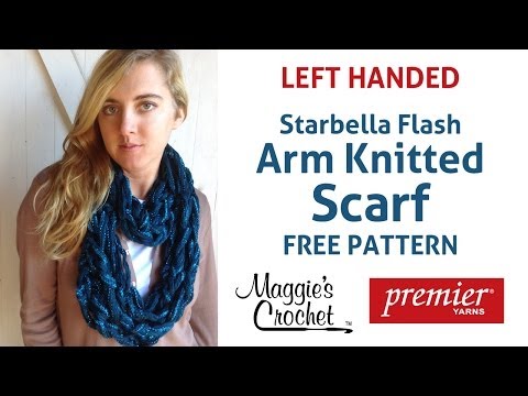 Arm Knitted Infinity Scarf Starbella Flash - Left Handed