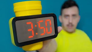 I made an alarm clock that